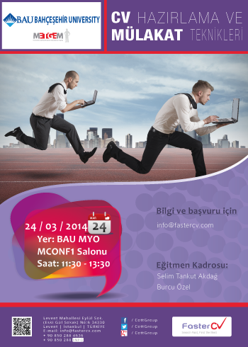 Bahcesehir University CV preparation training and the practical information