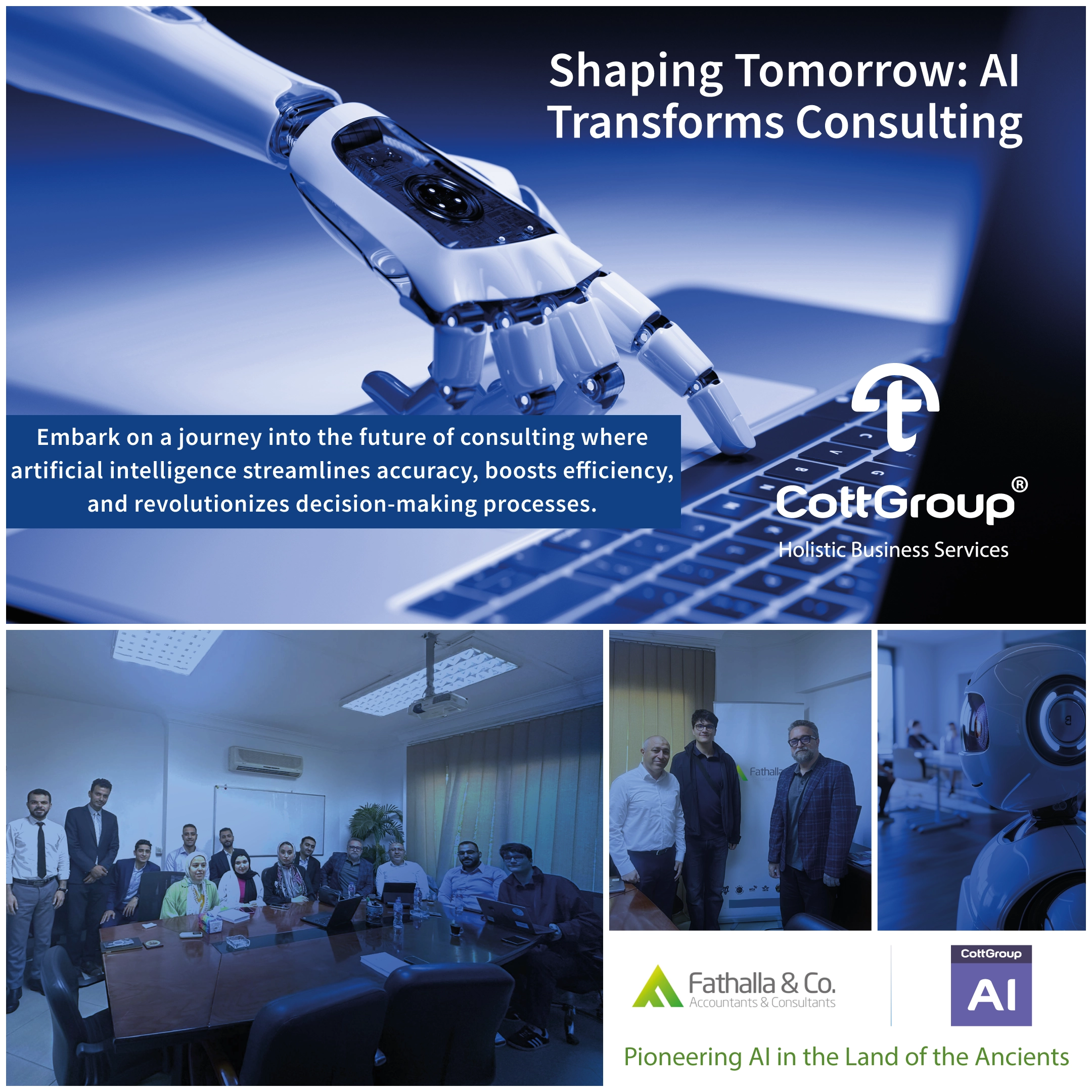 CottGroup® and Fathalla & Co. Unveil Strategic AI Partnership to Revolutionize Consulting in Egypt 